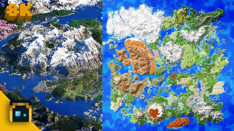 Soroterros, 8K, 1.21.5+, survival friendly, Lands of the colorful Valleys, Rivers, and picturesque Mountains [ Download, Java, Minecraft World, 20251228]