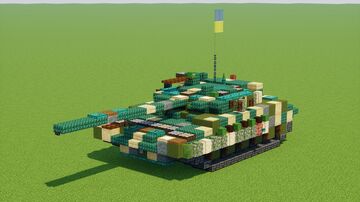 T-64BV mod 2017 Tank - 2.5:1 Minecraft Map & Project