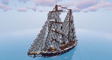 STS Kapitan Głowacki Sailship [1.7:1] Minecraft Map & Project