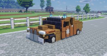 Pontiac LeMans, Police Cruiser. From the movie Smokey And The Bandit Minecraft Map & Project
