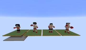 Boxing Fighters Pack Statues DOWNLOAD FREE Minecraft Map & Project