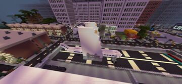 Ghost City 1980s Minecraft Map & Project