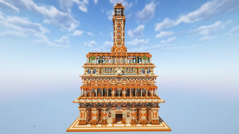 Sandstone City Hall Minecraft Map
