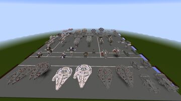Civilian spaceships (Star Wars) Minecraft Map & Project