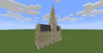 Town Hall of Brussels, Belgium (Interior Unfinished) Minecraft Map & Project