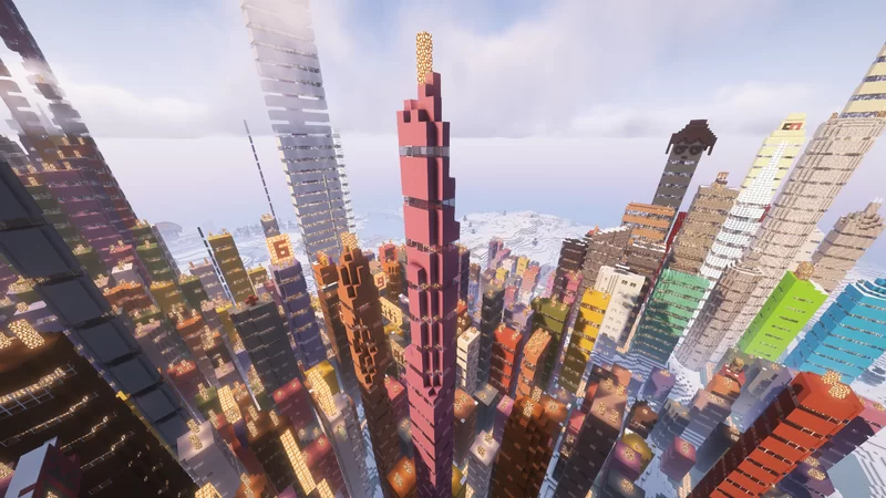 just a mini metro city named daitoshi (2025 UPDATE) Minecraft Map