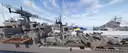 Here, you can see the two triple torpedo tube mountings. I believe it was the forward one that was later dropped and the aftmost one replaced with a sextuple mounting