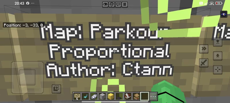 Parkour Proportional (unfinished) update Minecraft Map