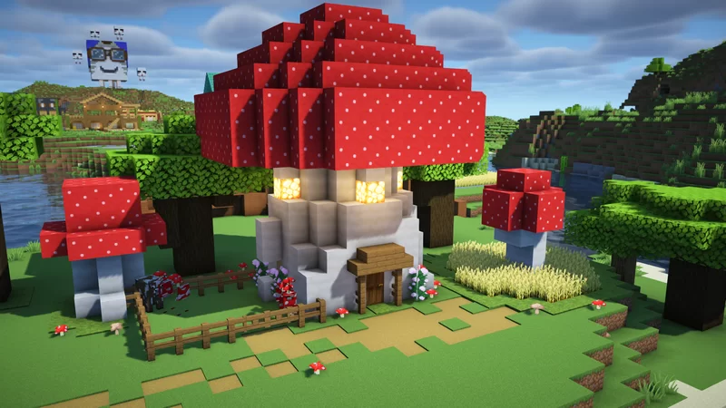 Mushroom Survival House(Free on Patreon)(+Tutorial) Minecraft Map