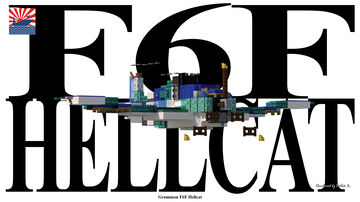 Grumman F6F Hellcat Minecraft Map & Project