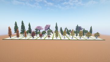 Custom Trees Minecraft Map & Project