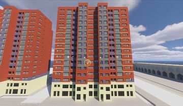 Fuerte Tiuna Apartments Minecraft Map & Project