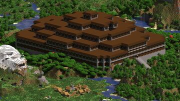 Woodland MEGA Mansion Minecraft Map & Project