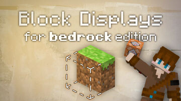 Block Displays in Bedrock Edition are INSANE! Minecraft Map & Project