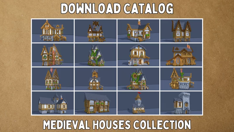 Medieval House – Fully Decorated Interior | Download Minecraft Map