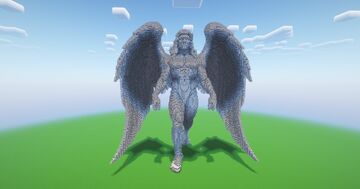 Minecraft Angel Statue ( FREE ) Minecraft Map & Project