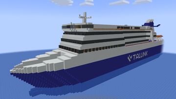 Tallink Superfast IX (2025 edition) + Interior Minecraft Map & Project