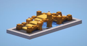 Wooden bridge Minecraft Map & Project