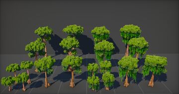 20 Jungle Tree Pack *Exclusive to my patreon* Minecraft Map & Project