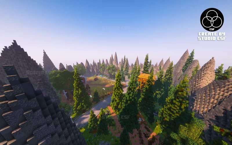 Карта для мини-игры, "DayNight", диаметром 300х300.┃Map for the mini-game "DayNight", diam 300х300.