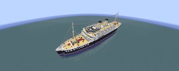 1900 Ocean Liner (based on Empress of Ireland) [Commission] Minecraft Map & Project