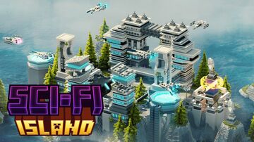 Sci-Fi Island Minecraft Map & Project
