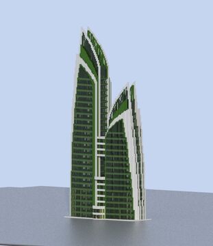 Futuristic Pinnacle Towers Minecraft Map & Project