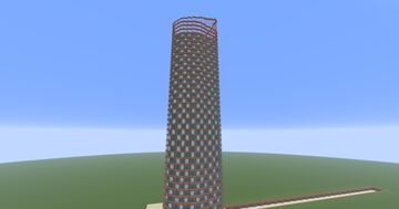 Torre Sevilla/Sevilla Tower 1:1 and shopping center Minecraft Map & Project