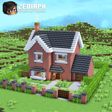 British House [Tutorial & Download] Minecraft Map & Project
