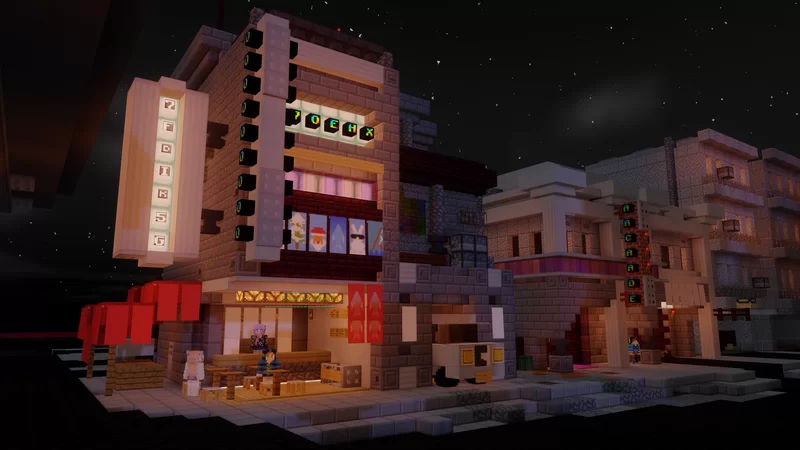 Neon City Minecraft Map