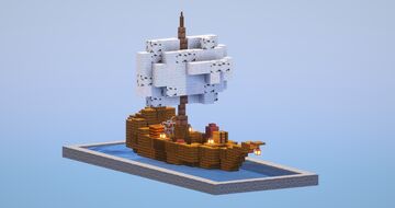 Medium spruce boat Minecraft Map & Project