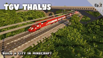 TGV Thalys train Minecraft Map & Project