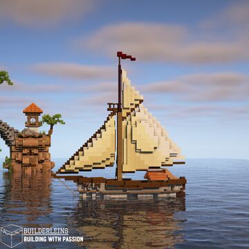 Sailing ship Minecraft Map & Project
