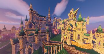 Elvish Kingdom of Seraphelle (Castle) Minecraft Map & Project