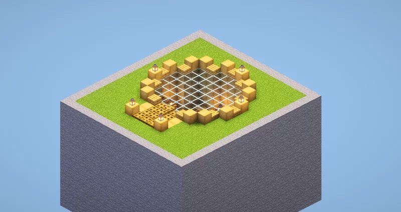 Underground base Minecraft Map