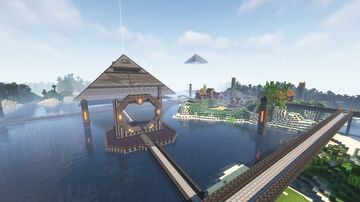 Stargate Goa'uld Pyramid Motherships Minecraft Map & Project