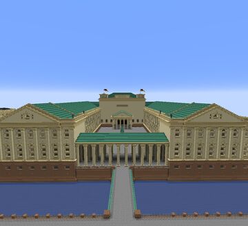 Pergamonmuseum - Stripped Classicist German Archeology Museum (now with schematic!) Minecraft Map & Project