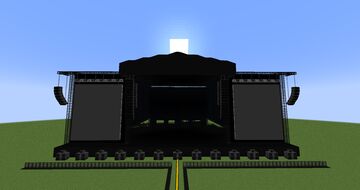 CONCERT STAGE Minecraft Map & Project
