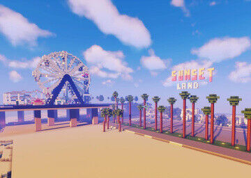 ViceCraft: A Massive, Satirical City (Miami-Style) [Java & Bedrock] [FREE DOWNLOAD] Minecraft Map & Project