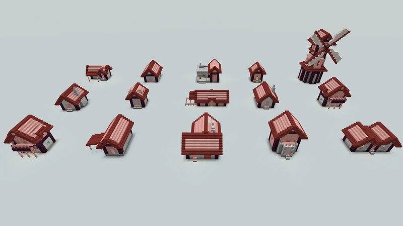 15x Cherry House Pack Bundle [Simple vanilla variants] + DOWNLOAD