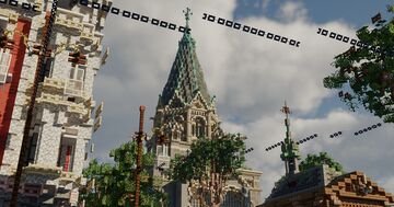 Elberfelder-Platz, Düsseldorf (Fictional city) Minecraft Map & Project