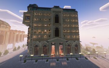 Largest yellow city building Minecraft Map & Project