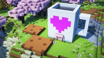 Love, Coffee & Cookies Base & Guide ^^ 🌸[19] Minecraft Map & Project