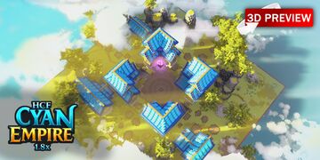 HCF Spawn | Cyan Empire v1.8x Minecraft Map & Project