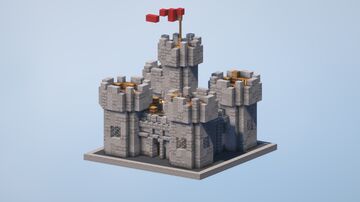 Small medieval castle Minecraft Map & Project