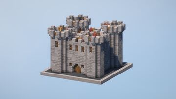 Small medieval fortress Minecraft Map & Project