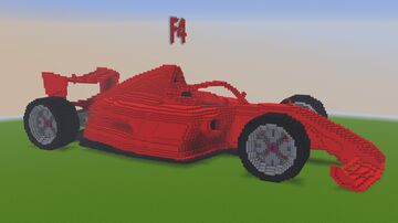 Formula 4 car Minecraft Map & Project