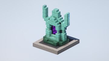 Prismarine portal Minecraft Map & Project