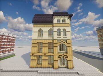 European House Minecraft Map & Project