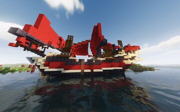 Red ship Minecraft Map & Project
